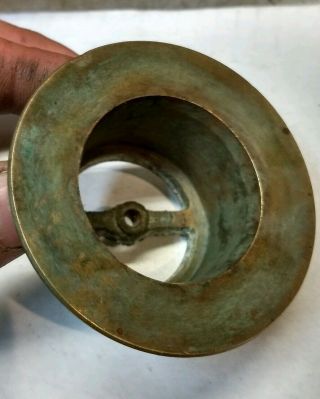 Antique Vintage Brass Bronze Bathtub Drain Claw Foot Patina