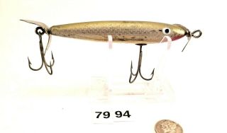 Vintage Shakespeare 3 3/4” Wooden Slim Jim Fishing Lure With Two Propellers