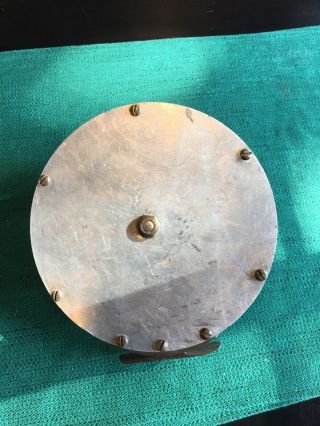 Vintage hand made 6 inch fly fishing reel 3