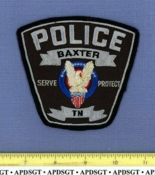 Baxter Tennessee Sheriff Police Patch Eagle