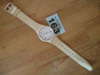 Vintage Swatch Watch Tutti Frutti (c) 1987 Gw109 Gw 109 Battery