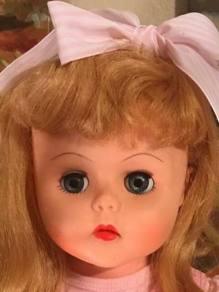 Vintage Unbranded Late 1950 ' s Doll Blonde Hair,  Blue Sleep Eyes 3