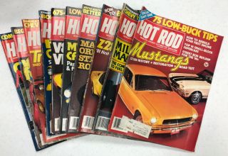 1980 Vintage Hot Rod Magazines,  10 Issues In.