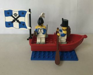 LEGO Vintage Pirates - Imperial Guard Bluecoat Admiral With Soldier,  Boat. 3