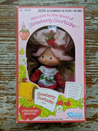 Vintage 1980 Kenner 43020 World Of Strawberry Shortcake 5 " Scented Doll