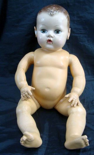 Vintage Effanbee By Dee Baby Eff - An - Bee Composition Doll 20 "
