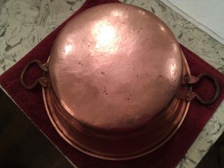 Solid Copper Hammered Confiture Jam Pot/Pan 5