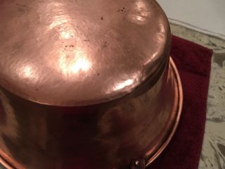 Solid Copper Hammered Confiture Jam Pot/Pan 7