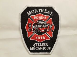 Montreal Fire Mechanical Division Station Patch