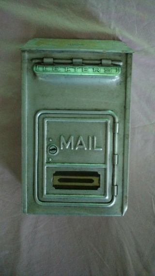 Vintage Corbin 10.  5 " By 6 " X 3 " Wall Mount Mail Box