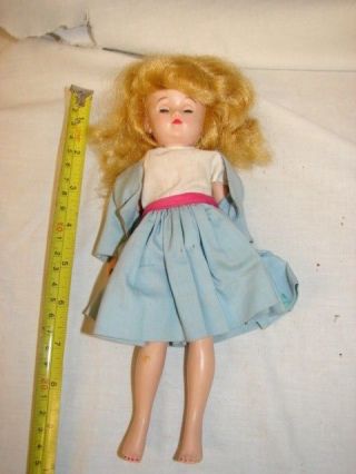 Vintage Doll Vogue Jill 1957 Hard Plastic 10 Inches Sleep Eyes Blonde Hair