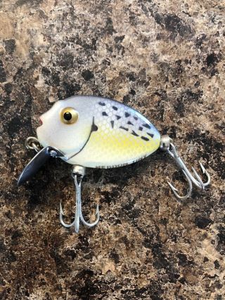 Vintage Heddon Tiny Punkinseed Crappie Fishing Lure