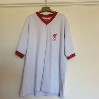 Vintage Liverpool Fc White Football Shirt