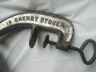Antique Hand Crank Pitter Cherry Stoner Kitchen Tool 1903 Enterprise Phila.  USA 5