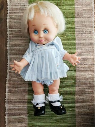 Vintage Baby Face Galoob Doll So Sorry Sarah Big Eyes Poses 1990 6