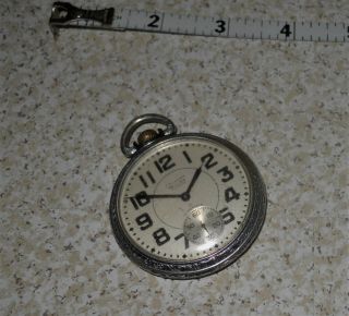 Calvert DeLuxe Avalon Watch Switzerland 17 Jewels Vintage Pocket Watch Railroad 3