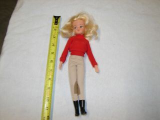 Vintage Plastic Vinyl Doll Barbie Clone Sindy 2 Gen 1077 Blonde Hair Boots