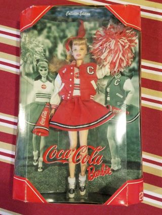 Vintage Barbie Doll Coca Cola Cheerleader Collector Edition 2000