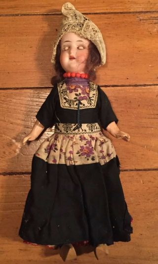 Antique 12 " Schoenau & Hoffmeister Doll German Bisque Head Star Spbh 1909