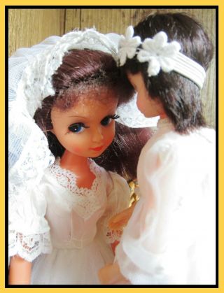 Vintage Fleur (dutch Sindy) Fashion Doll,  Bride,  Bridesmaid,  2 Dolls,  Furniture
