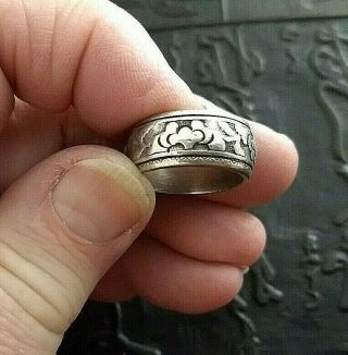 Antique Or Vintage Chinese Silver Ring