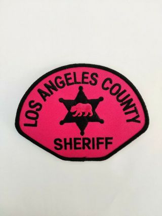 Los Angeles County Sheriff Patch 2018 Pink Patch Project Ca California Police