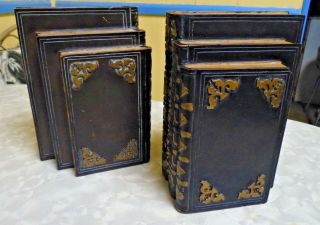 Vintage Book Style Bookends