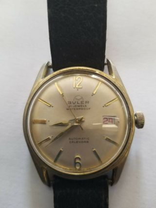 Vintage Gents Buler Automatic Swiss Watch