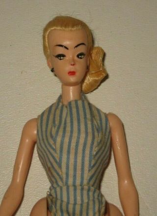 Vintage Miss Judy Bild Lilli Barbie Clone Doll In Swimsuit Hong Kong M38