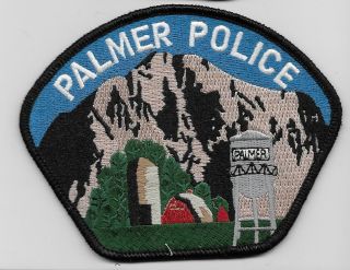 Palmer Police State Alaska Ak Colorful