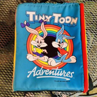 Vintage Tiny Toon Adventures Backpack 90s Looney Tunes Kid School Bag Bug Bunny