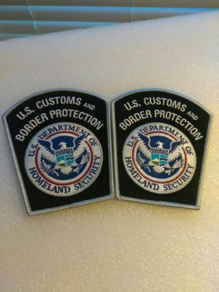 1pair U.  S.  Customs And Border Protection Patches