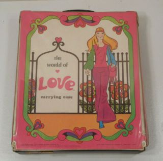Vintage Hasbro World Of Love 1971 Carrying Case