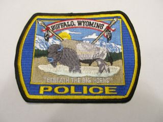 Wyoming Buffalo Police Patch