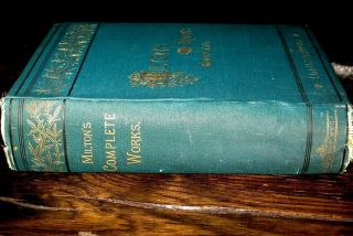 c1870 JOHN MILTON Paradise Lost ANTIQUE Gustave Dore VICTORIAN Fine Binding BOOK 2