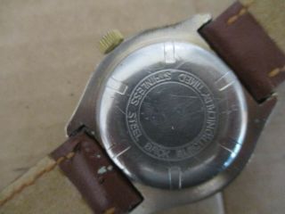 vintage hand wind Ruhla men ' s watch made in GDR East Germany 5