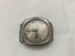 Vintage Gents Unbreakable Wrist Watch For Repairs