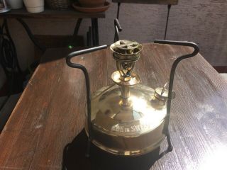 Vintage Brass Camp Stove Optimus No 1s Made In Sweden
