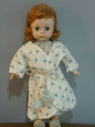 Vintage Madame Alex Wendy Alexander Kins Doll Tagged Sleep Set Robe Slippers