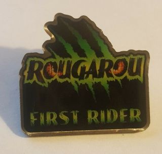 Cedar Point Rougarou First Rider Memorabilia Pin Collector Roller Coaster