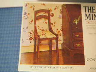 Vintage X - Acto The House Of Miniatures Side Chair Set Of 2 40007