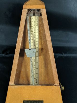 Antique Vintage Seth Thomas Wooden Metronome 3