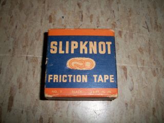 Antique Slipknot Friction Tape W Box Plymouth Rubber Co Canton Ma Box And Roll