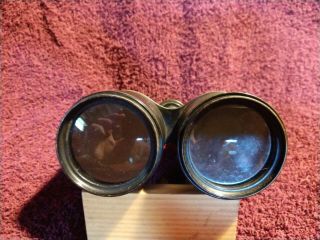 Lemaire Fab Paris Antique Military Field Glasses Binoculars Leather - Wrapped 5