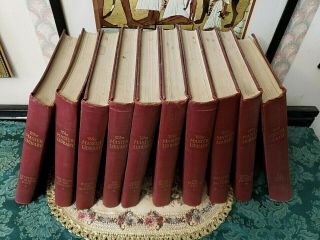 Antique THE MASTER LIBRARY Religious Book SET of Ten Books 1923 Jesus Bible 8