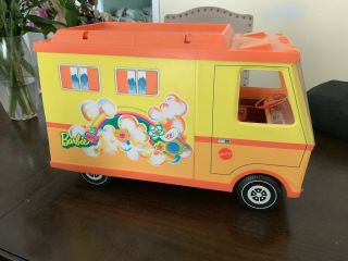 1971 Mattel Barbie Country Camper Rv Pop Out With Parts Clothes & Accessories