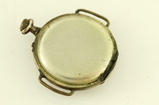 Estate Jewelry Pocket Watch Repair Parts Salvage 800 Silver Gold Plated SW 5