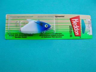 Limited Edition Heddon Sonic - Blue Head/white Body - Unfished In Package