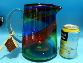 Jan Barboglio Lg Ice Tea Water,  4 Glass Pitcher Private Listing For Linda Only