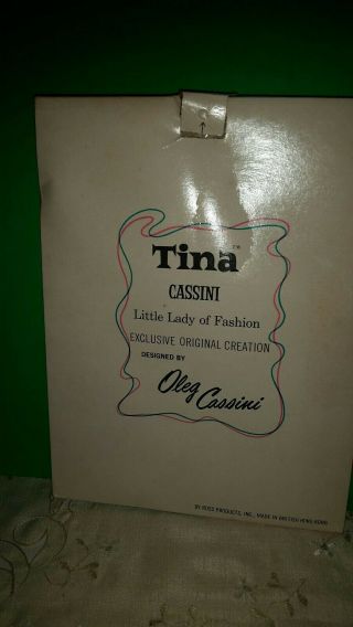 RARE Vintage 60 ' s Tina Cassini 12 